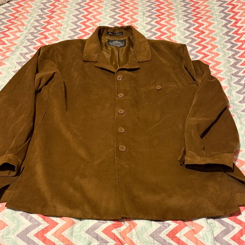 Brown Moleskin Shirt/Jacket